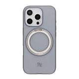 Rvelon iPhone 16 Pro Kuori Kääntyvällä MagSafe Jalustalla Harmaa