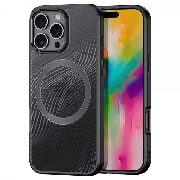 Dux Ducis iPhone 16 Pro Kuori Aimo Series MagSafe Musta
