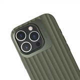 Nudient iPhone 16 Pro -kuori Bold MagSafe Olive Green