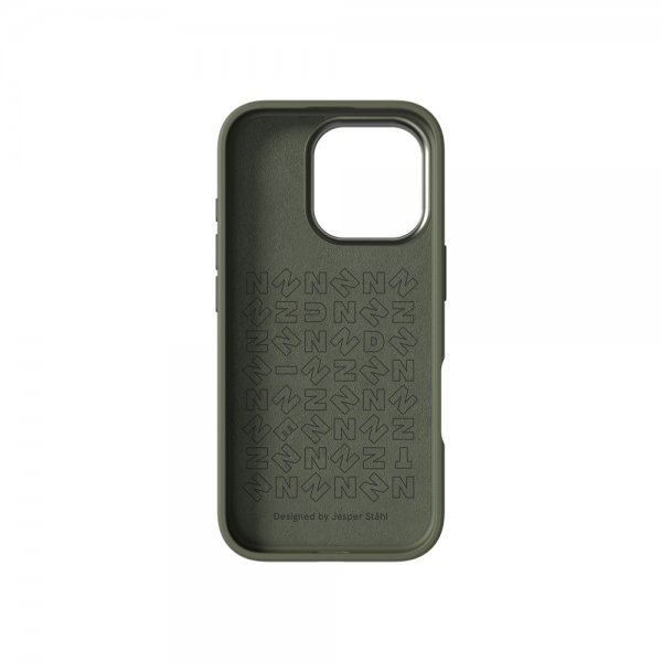Nudient iPhone 16 Pro -kuori Bold MagSafe Olive Green