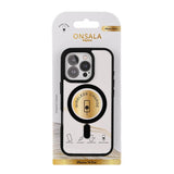 Onsala iPhone 16 Pro Kuori Bumper MagSeries Läpinäkyvä Musta