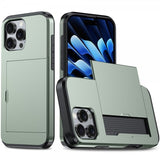 iPhone 16 Pro Kuori Korttikotelo Vihreä