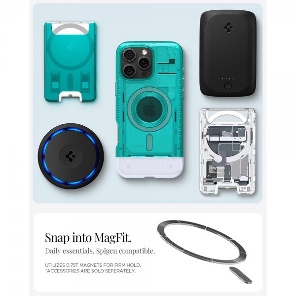 Spigen iPhone 16 Pro Kuori Classic C1 MagFit Bondi Blue