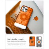Spigen iPhone 16 Pro Kuori Classic C1 MagFit Tangerine