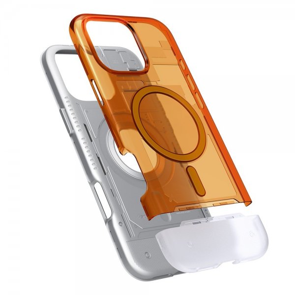 Spigen iPhone 16 Pro Kuori Classic C1 MagFit Tangerine