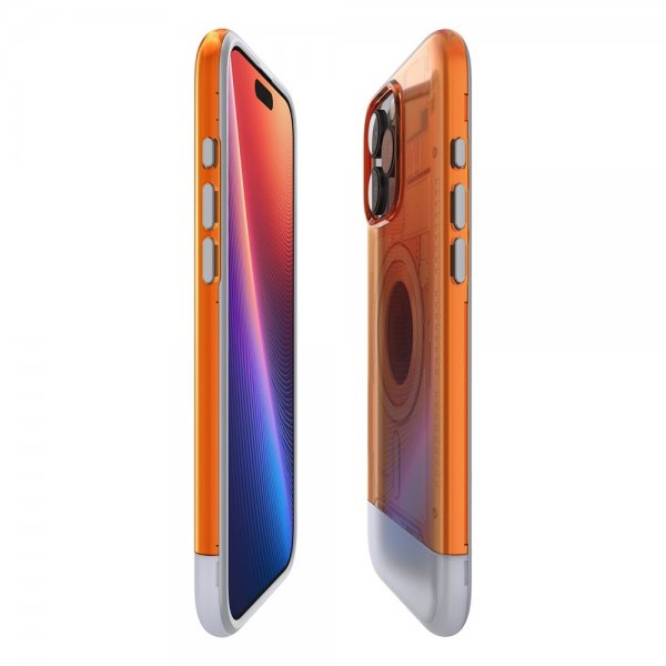 Spigen iPhone 16 Pro Kuori Classic C1 MagFit Tangerine