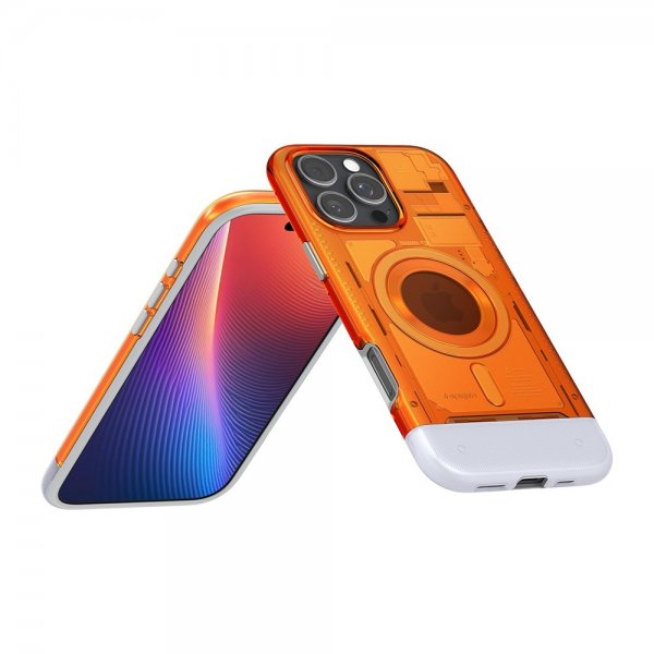 Spigen iPhone 16 Pro Kuori Classic C1 MagFit Tangerine
