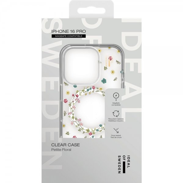 Ideal of Sweden iPhone 16 Pro Kuori Clear Case MagSafe Petite Floral