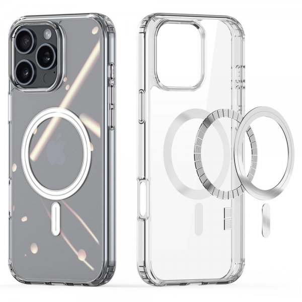 Dux Ducis iPhone 16 Pro -kuori Clin Series MagSafe Läpinäkyvä