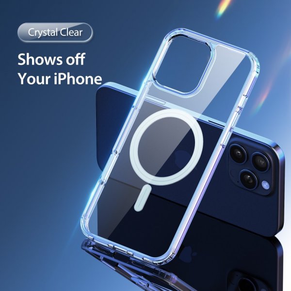 Dux Ducis iPhone 16 Pro -kuori Clin Series MagSafe Läpinäkyvä
