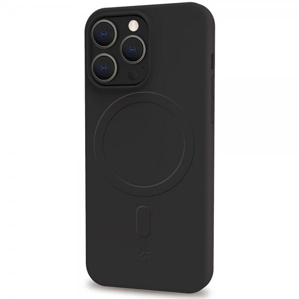 Celly iPhone 16 Pro -suojakuori CROMOMAG Musta