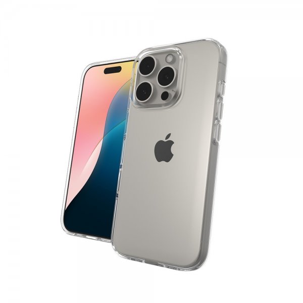 ZAGG iPhone 16 Pro -suojakuori Crystal Palace Lite, läpinäkyvä