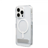 ZAGG iPhone 16 Pro -suojakuori Crystal Palace Snap Kickstand, läpinäkyvä