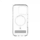 ZAGG iPhone 16 Pro -suojakuori Crystal Palace Snap Kickstand, läpinäkyvä