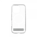ZAGG iPhone 16 Pro -suojakuori Crystal Palace Snap Kickstand, läpinäkyvä