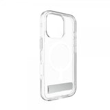 ZAGG iPhone 16 Pro -suojakuori Crystal Palace Snap Kickstand, läpinäkyvä