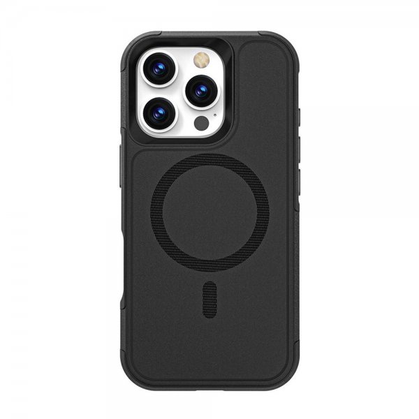 4smarts iPhone 16 Pro Kuori Defend Case Ultimag Musta