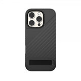 ZAGG iPhone 16 Pro -kuori Denali Snap Kickstand Musta