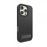 ZAGG iPhone 16 Pro -kuori Denali Snap Kickstand Musta