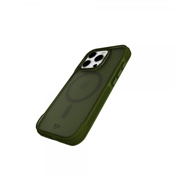 Tech21 iPhone 16 Pro -kuori EvoArmor MagSafe vihreä