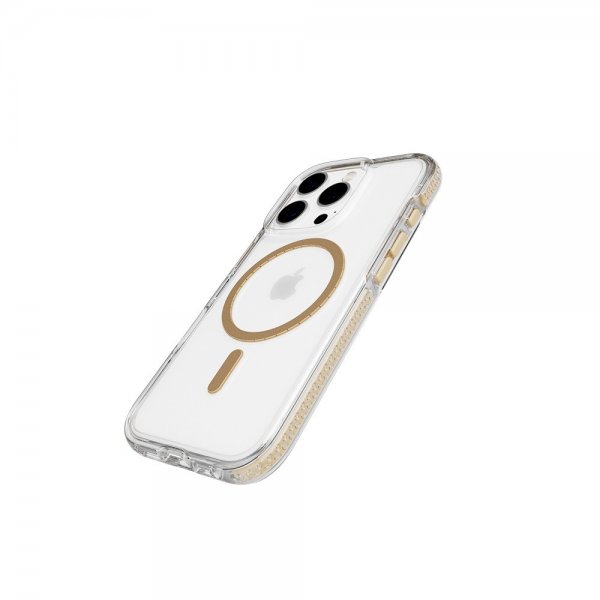 Tech21 iPhone 16 Pro -suojakuori EvoCrystal MagSafe Kulta