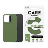 CARE by PanzerGlass iPhone 16 Pro -kuori, muodikas vihreä