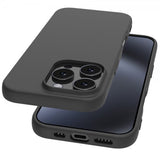 Nordic Covers iPhone 16 Pro Kuori Feather Series Raven Black