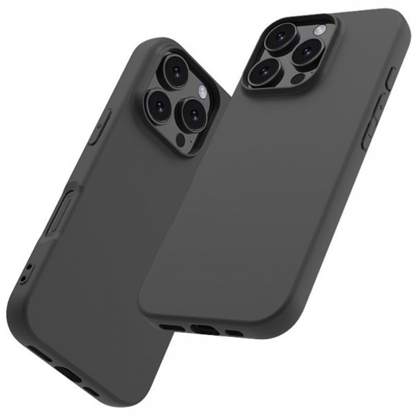 Nordic Covers iPhone 16 Pro Kuori Feather Series Raven Black