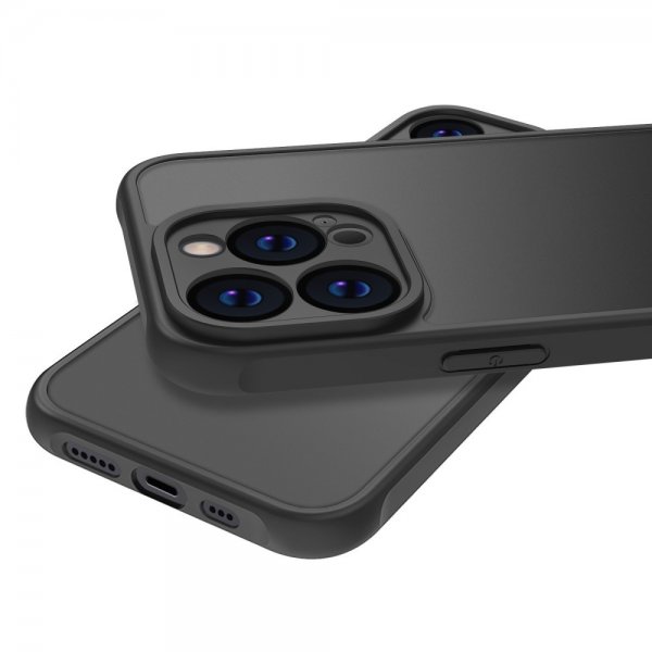 Nordic Covers iPhone 16 Pro Kuori Feather Series Raven Black