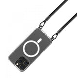 Celly iPhone 16 Pro Kuori Freedom Necklace MagSafe Läpinäkyvä
