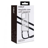 Celly iPhone 16 Pro Kuori Freedom Necklace MagSafe Läpinäkyvä