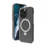 dbramante1928 iPhone 16 Pro -kuori Iceland Ultra D3O MagSafe Kickstand Läpinäkyvä