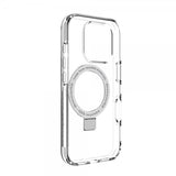 dbramante1928 iPhone 16 Pro -kuori Iceland Ultra D3O MagSafe Kickstand Läpinäkyvä