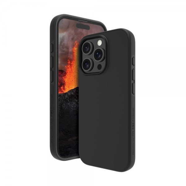 dbramante1928 iPhone 16 Pro -kuori Iceland Ultra D3O MagSafe Musta