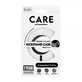 CARE by PanzerGlass iPhone 16 Pro -suojakuori jalustalla, MagSafe, musta