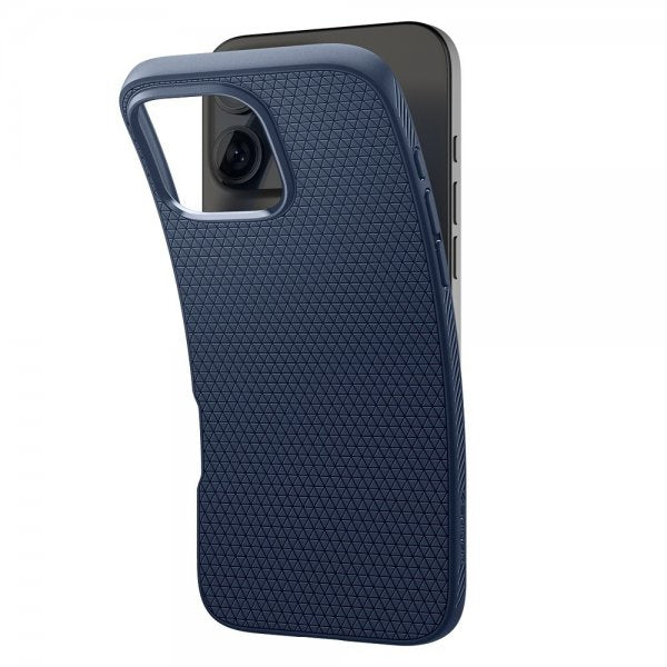 Spigen iPhone 16 Pro -kuori Liquid Air, laivastonsininen