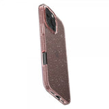 Spigen iPhone 16 Pro -kuori Liquid Crystal Glitter Rose Quartz