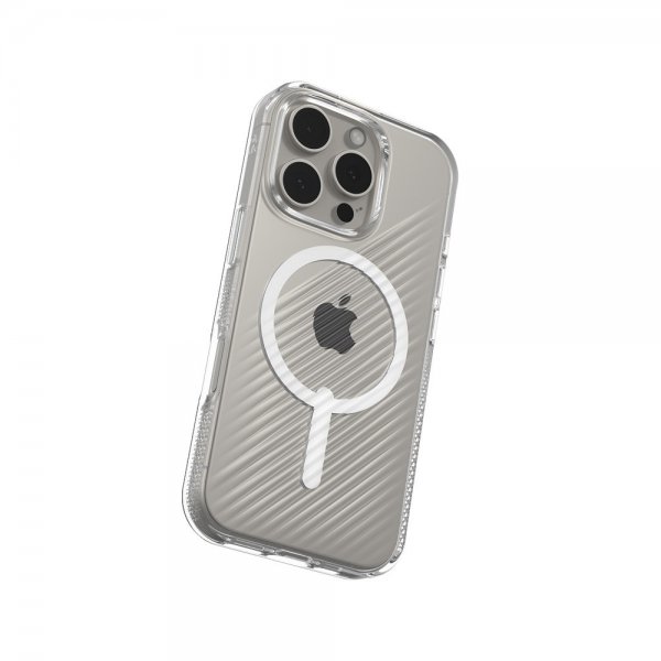 ZAGG iPhone 16 Pro Kuori Luxe Snap Läpinäkyvä