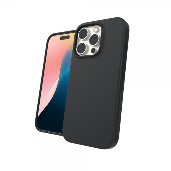 ZAGG iPhone 16 Pro -kuori Manhattan Snap, musta