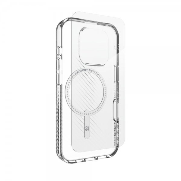 ZAGG iPhone 16 Pro -kuoret ja näytönsuoja Luxe Snap & Glass