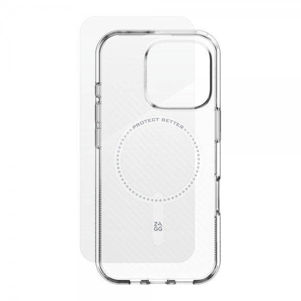 ZAGG iPhone 16 Pro -kuoret ja näytönsuoja Luxe Snap & Glass
