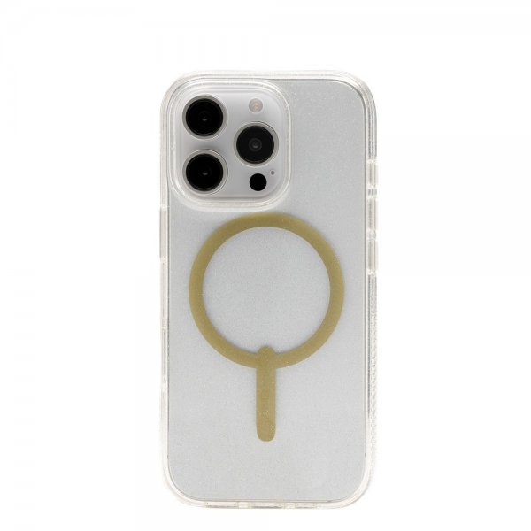ZAGG iPhone 16 Pro -kuori Milan Snap Gold Glitter