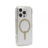 ZAGG iPhone 16 Pro -kuori Milan Snap Gold Glitter