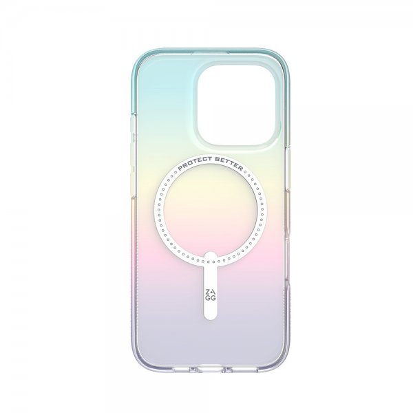 ZAGG iPhone 16 Pro -suojakuori Milan Snap Iridescent