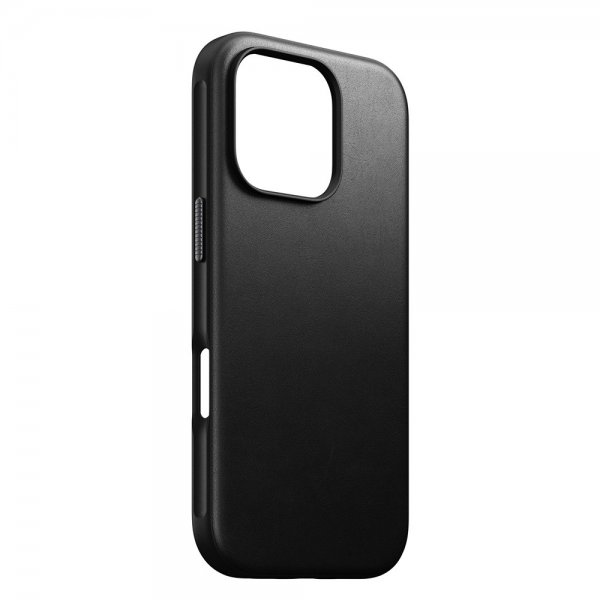 Nomad iPhone 16 Pro Kuori Modern Leather Case, musta