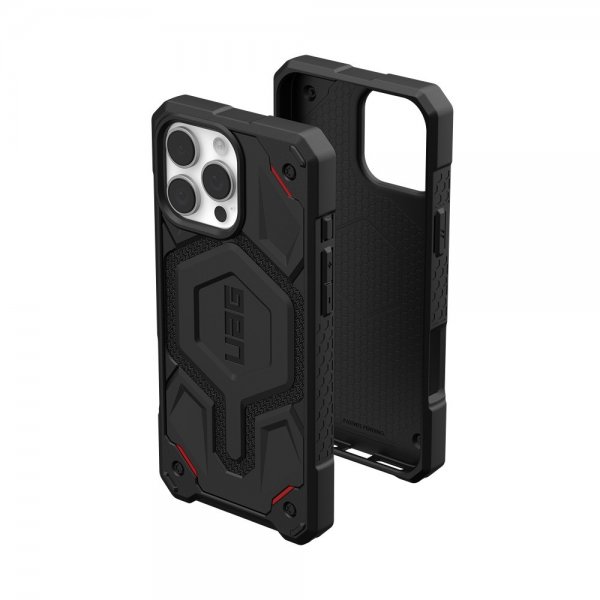 Urban Armor Gear (UAG) iPhone 16 Pro -suojakuori Monarch Pro Kevlar MagSafe, musta