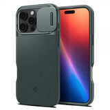 Spigen iPhone 16 Pro Kuori Optik Armor MagFit Abyss Green