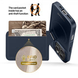 Dux Ducis iPhone 16 Pro -kuori Rafi II Series MagSafe Sininen