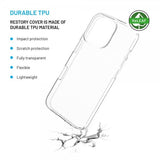 Fixed iPhone 16 Pro Kuori ReStory Transparent