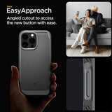 Spigen iPhone 16 Pro -kuori Rugged Armor MagFit Harmaa